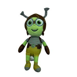 Beat Bugs Crick Buzz Plush Toy 9.5” Green Brown Hijinx Ultimate Source Blip